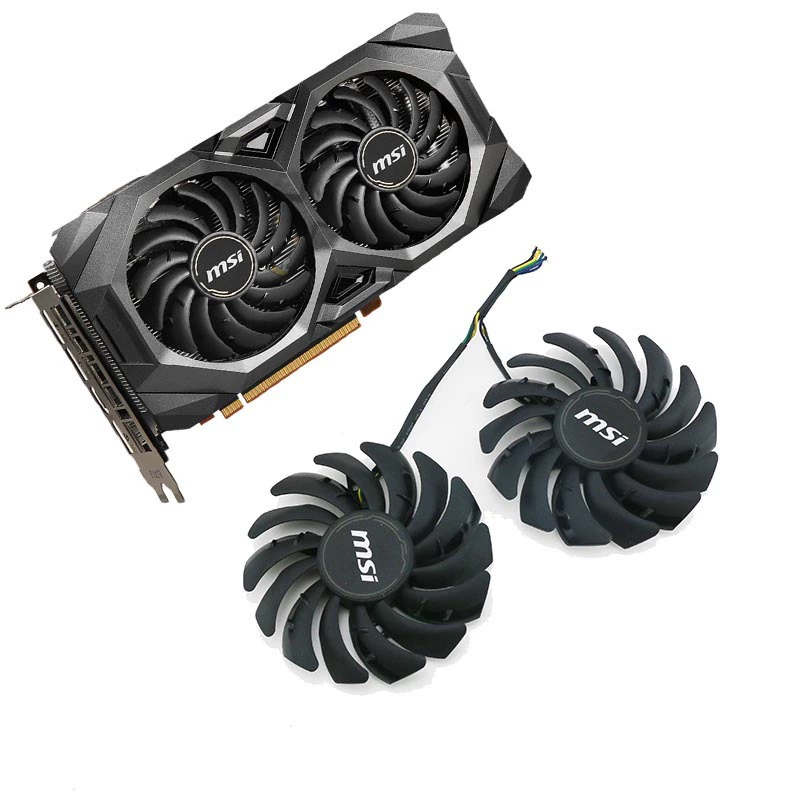 Подходит для видеокарты MSI RX 5600 XT Mech OC система охлаждения вентилятор PLD0921
