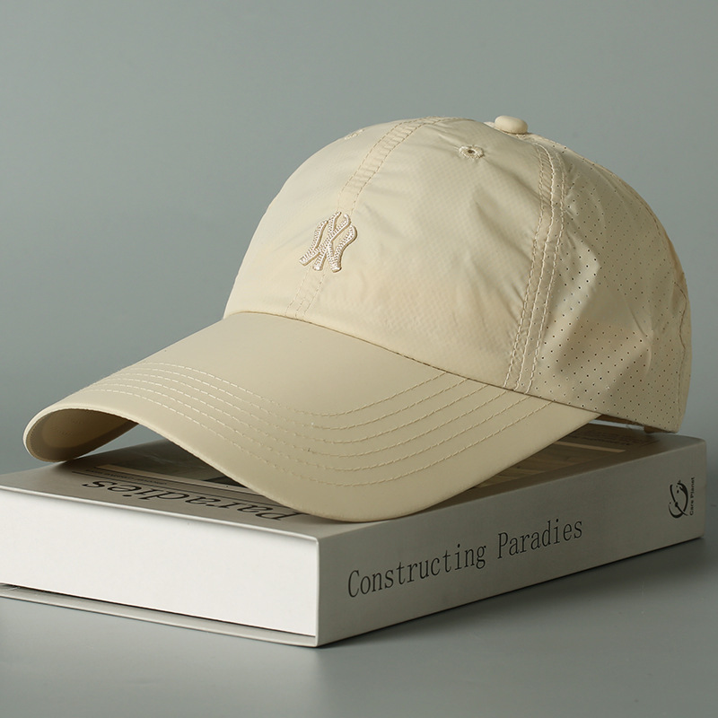 Baseball Cap Women's Spring and Autumn 2025 New Letter Embroidered Sunshade Cap Big Head Wai Cap Sunscreen Cap Men's Wholesale