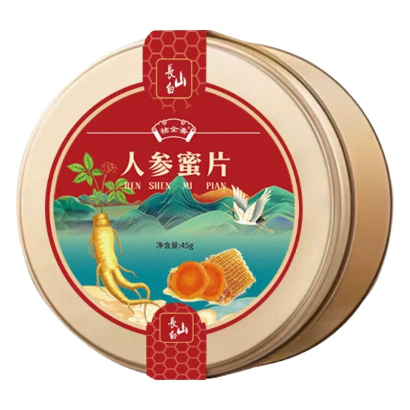 Чанбайшань свежий кусочек меда женьшеня независимая упаковка
