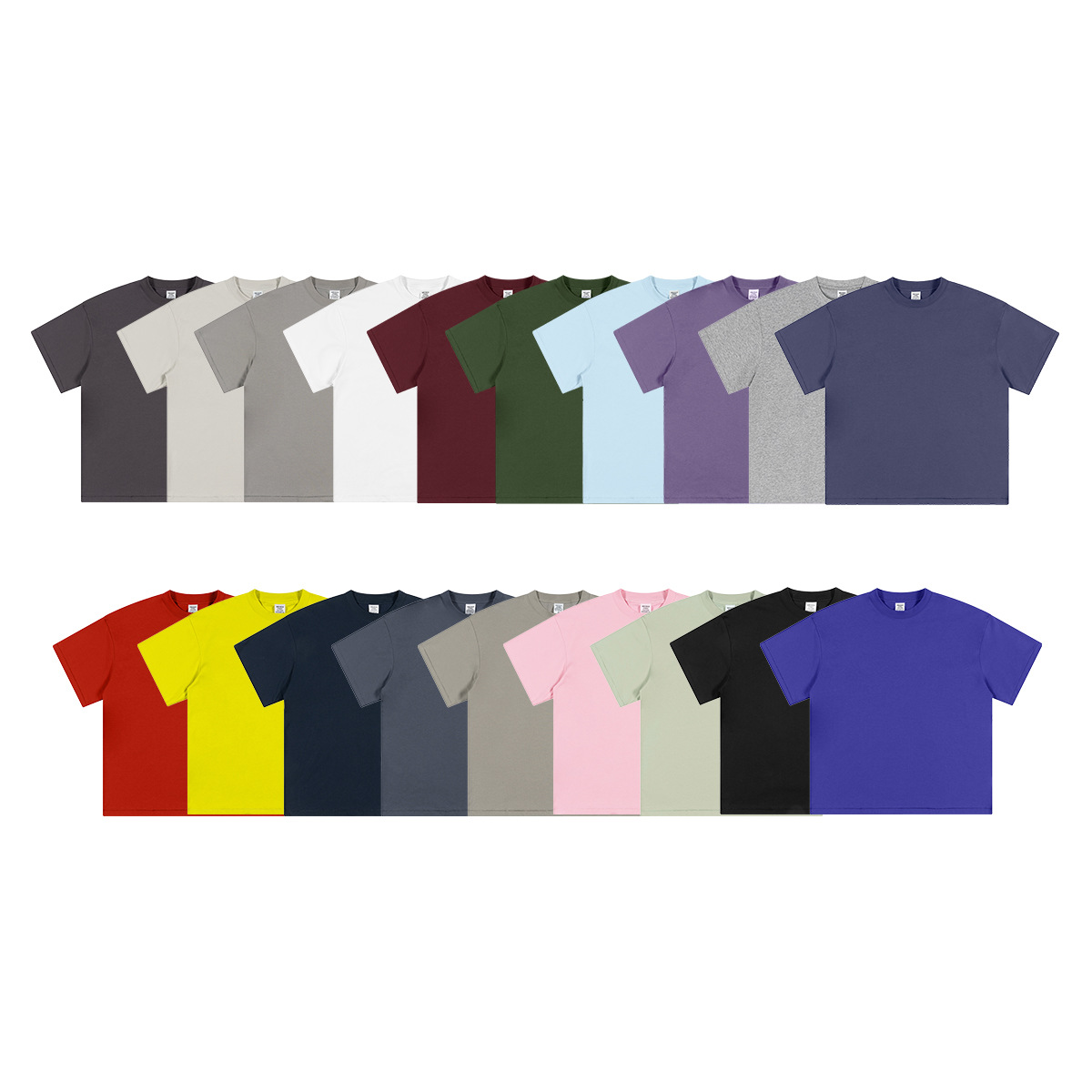 2025 primavera y verano marca de moda americana deportes sueltos adolescentes ocio manga corta Solona camiseta fresca de color sólido hombre