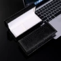 商务翻盖pu黑色礼品盒