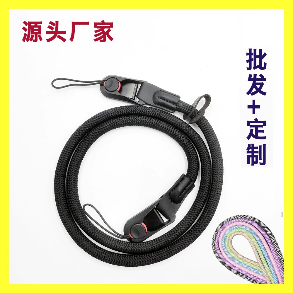 Оптовая Продажа с фабрики нейлоновая круглая веревка камера плечевой ремень шейный ремешок Micro SLR Быстрый ремешок для камеры быстросъемная Пряжка плечевой ремень