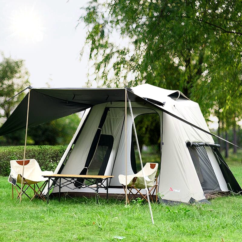 Alltel tent outdoor automatic portable thickened rainproof family self-driving outdoor camping equipment overnight
