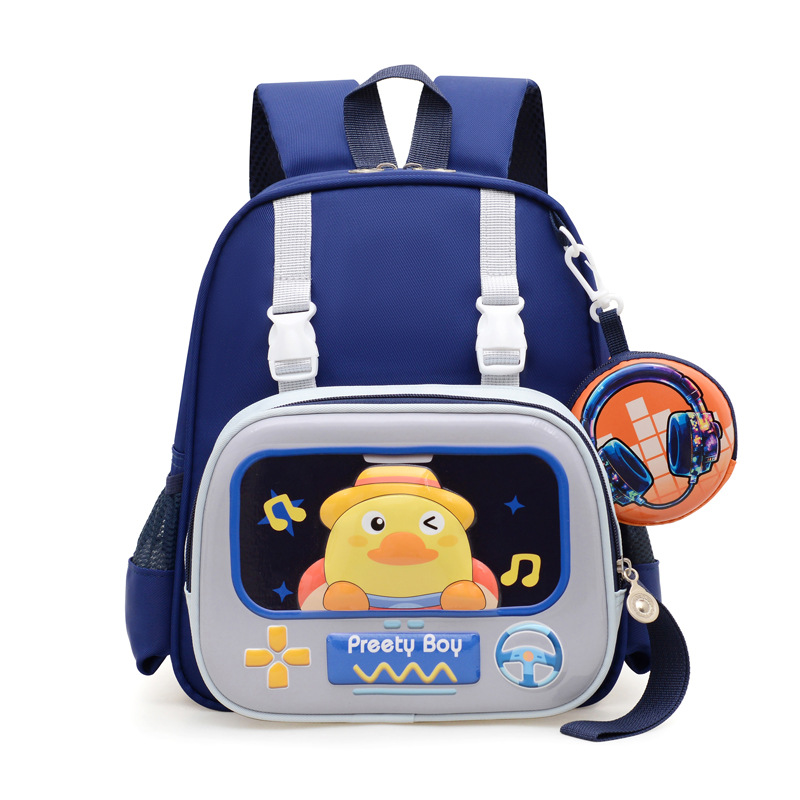 Bonito conejo niña mochila de dibujos animados dinosaurios niños mochila de jardín de infantes mochila transpirable preescolar bebé