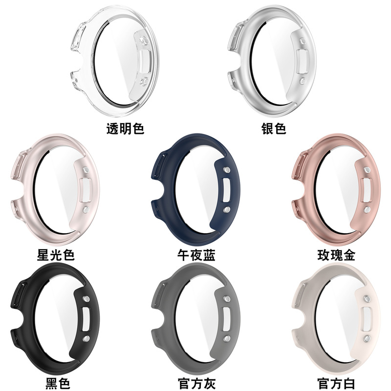 Suitable for Google Watch 4 Protective Case Google Pixel Watch 4 with Tempered Film Case and Film Integrated Protective Case