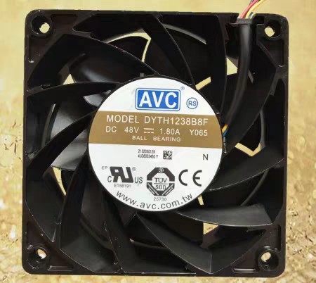 原装AVC 12038 48V 1.80A Y065服务器散热风扇DYTH1238B8F