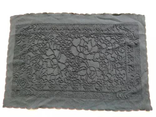 A947 New Crescent Edge Pure Cotton Jacquard Terry Black Old Shanghai Pillow Cover Retro Classic Ethnic Baotou