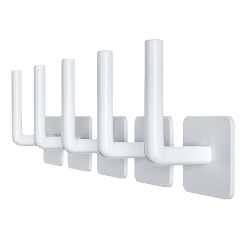 Multifunctional L-shaped hook, punch-free, traceless, strong adhesive hook, clothes hook behind bathroom door, kitchen chopping board rack