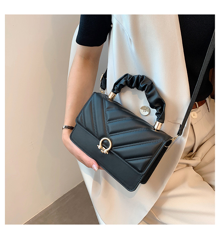 جديد أزياء بسيطة الرجعية المحمولة مربع صغير Crossbody الكتف حقيبة display picture 1