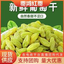 现货供应 新疆葡萄干大颗粒黄绿葡萄干蜜饯开胃干果多品种 批发