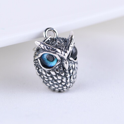 Golden Deer King S925 Silver Retro Earrings Pendants Jewelry Rings Wholesale Cross-border Men and Women Design Owl Rings