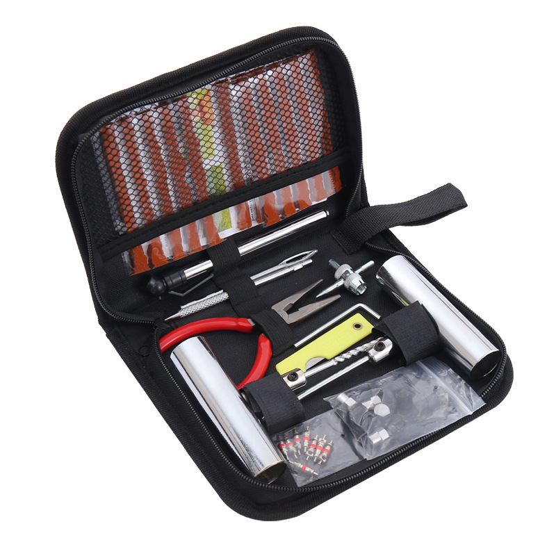 Diàndòngchē – 34pc Vacuum Tire Kempinq və səyahət - 46pc-tire-repair-tool