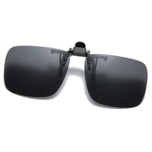防爆蛤蟆太阳眼镜夹片司机墨镜夜视镜可以上翻近视眼镜夹片