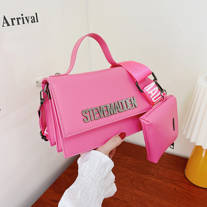 New Trendy Foreign Trade Women's Fashion Letter-Shaped Small Square Handbag Shoulder Versatile Crossbody Bag for Women