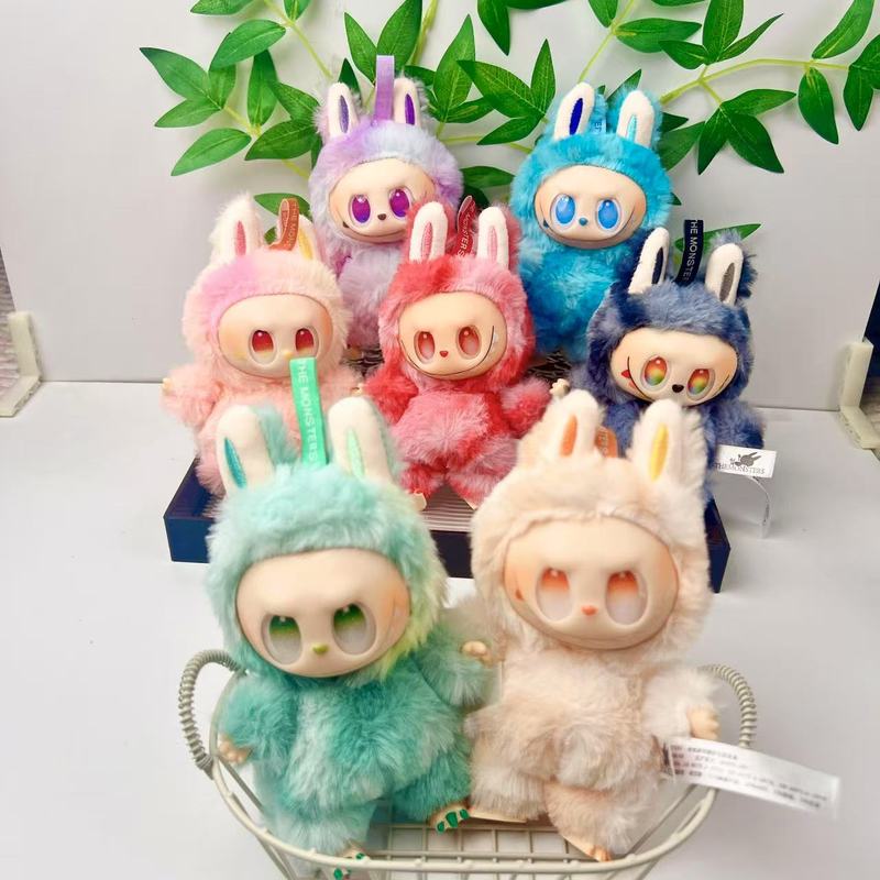 かわいいラブブー多用途人形第一世代、第二世代、第三世代、第四世代のビニールぬいぐるみキーホルダーペンダント|undefined