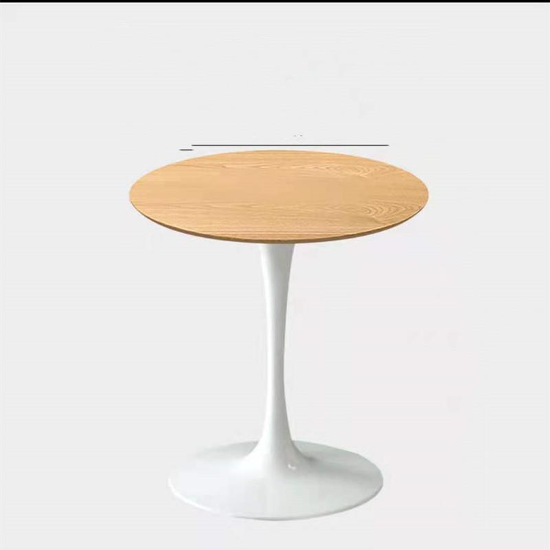 Casa nórdica balcón mesa y silla de ocio hotel de negocios recepción mesa redonda de oficina leche té café mesa redonda blanca