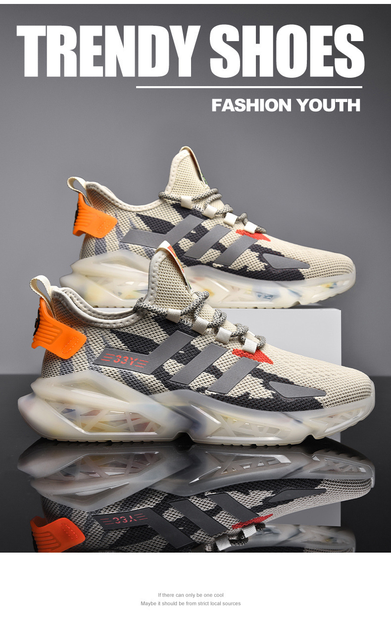 Men's sports shoes features