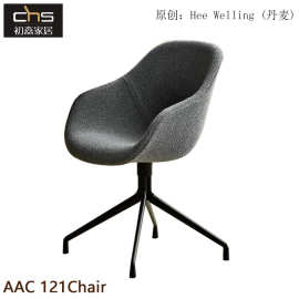 BJ-30C AAC 121Chair121餐椅玻璃钢布艺单椅简约现代风