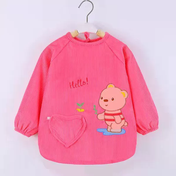 Cute, red, with little bears