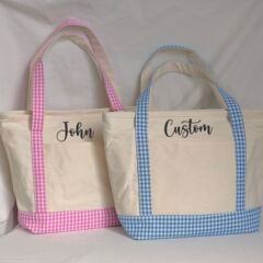 パーソナライズされた刺繍クロスボーダーホットセールカラーステッチ厚みのあるハンドバッグチェック柄旅行大容量ショルダーバッグ