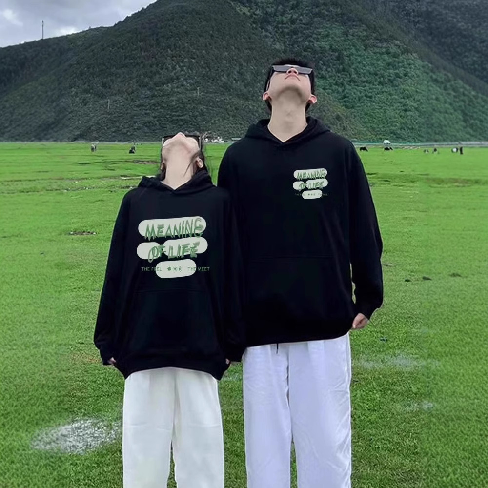 화이트 스웨트 셔츠 여성의 가을과 겨울 새로운 한국식 오버 사이즈 게으른 리틀 홍콩 스타일 칙 탑 후드 재킷