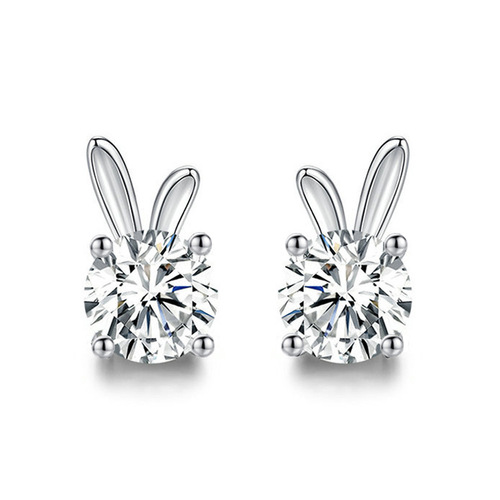  New Cute Moon Rabbit Necklace Earrings for Women Year of the Rabbit Cute Rabbit Suit Fashion Design Holiday Gift