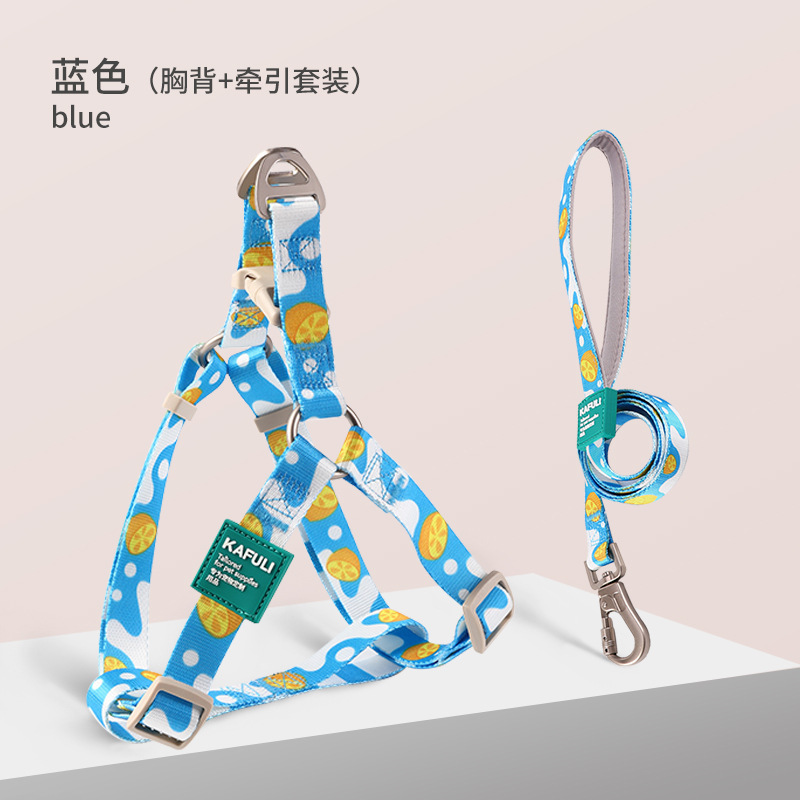 Perro cuerda de tracción perro caminando hacia fuera pequeña cadena de perro mediano Teddy Corgi chaleco correa de pecho para mascotas