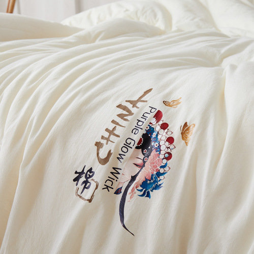 National trend A-grade maternal and infant grade pure cotton soy fiber quilt New Chinese style soy protein raw cotton quilt core pure cotton winter quilt