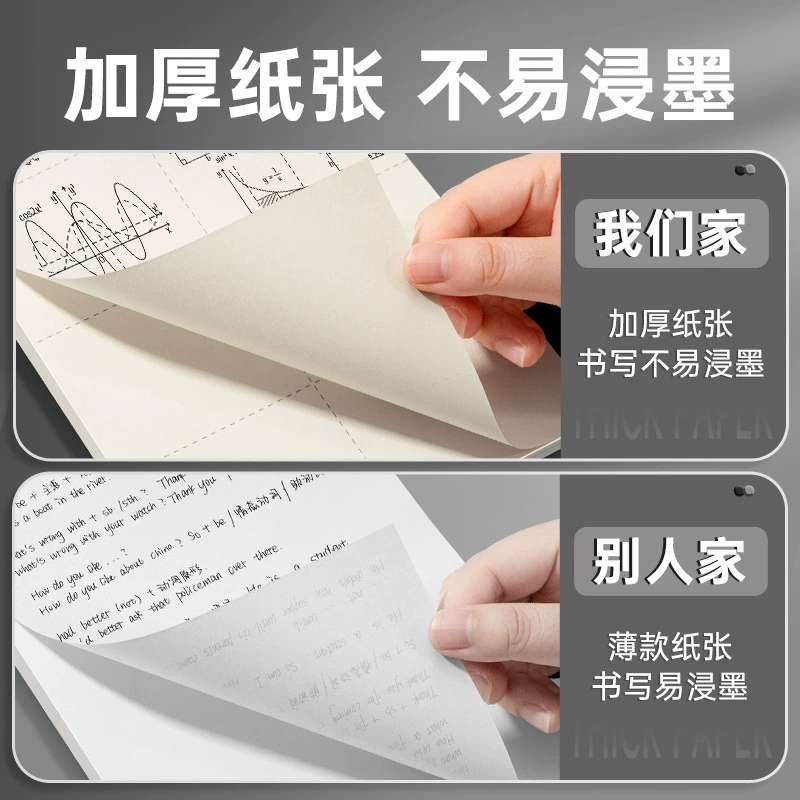 咔巴熊 Wholesale Thickened Draft Book Student Draft Book Partition High School Students' Study Paper Mathematics Blank Book