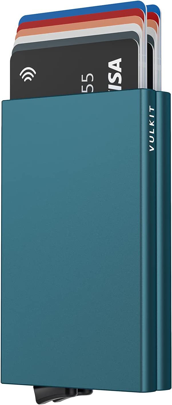 Titular de tarjeta de metal comercio exterior de los hombres RFID antirrobo cepillo europeo y americano Amazon metal aleación de aluminio titular de la tarjeta