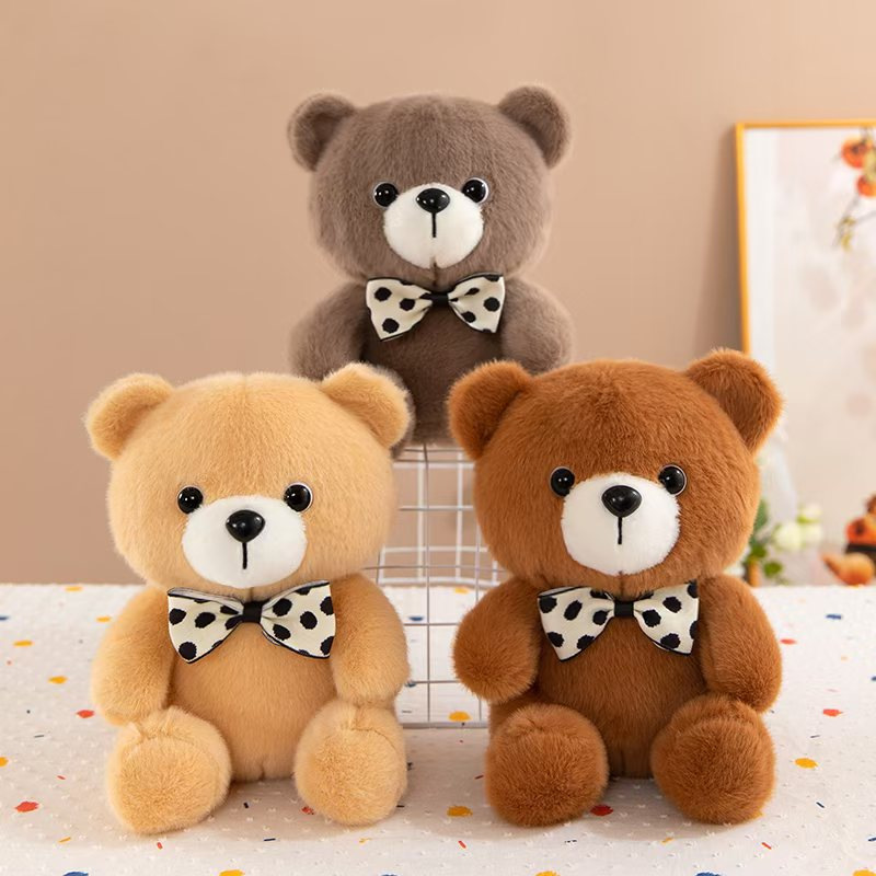 Fabricantes al por mayor nueva ciudad de juegos de ocho pulgadas agarrar muñecas muñecas muñecas de peluche comercio exterior conchas de oso regalo