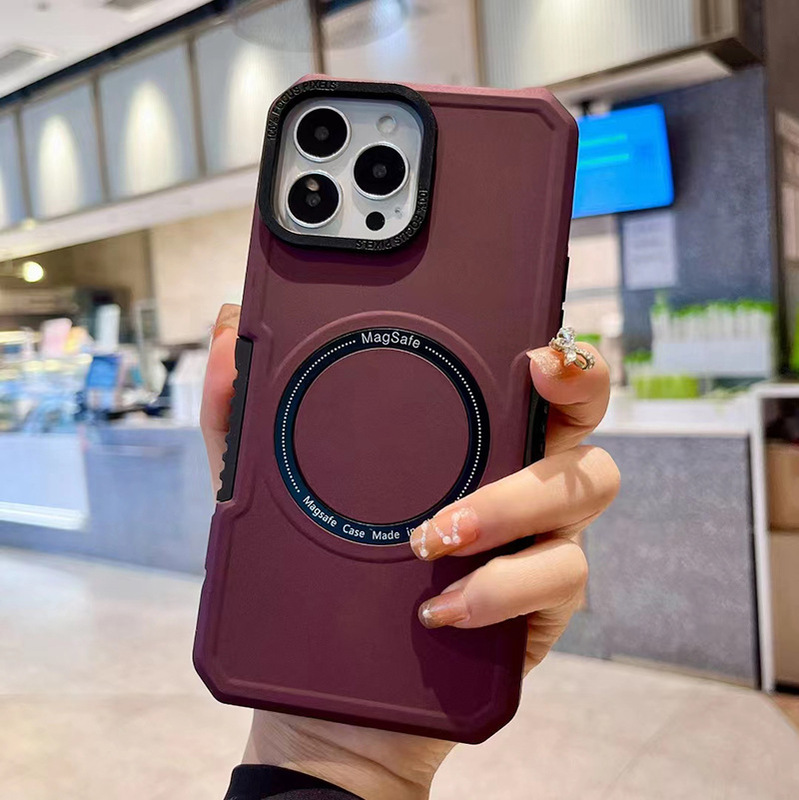 Suitable for Apple Charming Eye Classy Magnetic Wireless Charging Iphone15Pro 12 11 Anti-Fall 13 Simple Mobile Phone Case Suitable for Apple Charming Eye Classy Magnetic Wireless Charging Iphone15Pro 12 11 Anti-Fall 13 Simple Mobile Phone Case