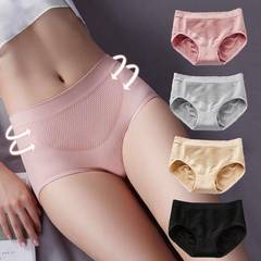 Cross-border 3D honeycomb generation low-waist underwear for girls, pure cotton, breathable and comfortable butt-lifting honeycomb briefs
