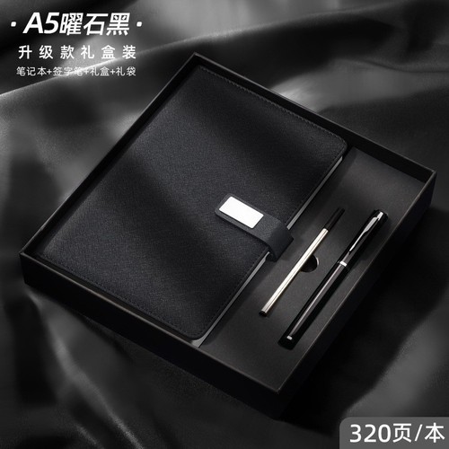 Customized High-Quality Notebook Set with Thick A5 Notebooks and Pen Gift Box Set for Clients