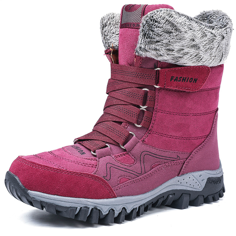 New High Top Boots With Snow And Plush Thick Cotton Boots, Cold Resistant Boots, Children's Boots_voghion.com