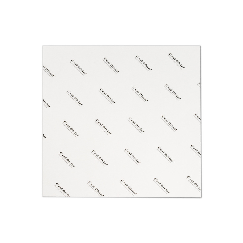 Almohadilla de papel a prueba de aceite en francés de lujo ligero, papel absorbente, hamburguesa, papel de pan, bandeja de papel para hornear, papel de aceite para alimentos