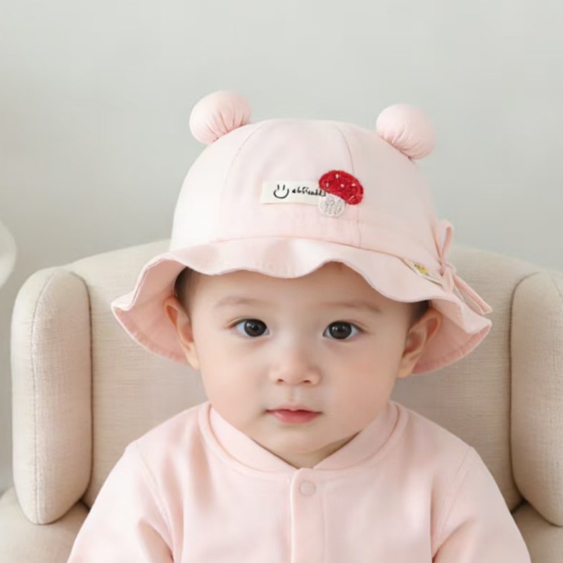 Kids Casual Sun Hat UPF 50+ Korean Spring/summer 2026 New Ins Style Unisex Baby Bucket Children's Fisherman Sun Hats For Babies_voghion.com