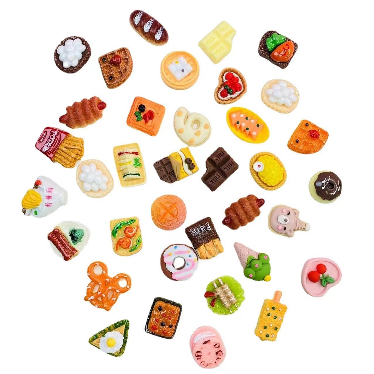 Comida miniaturizada juegan supermercado pequeño bolso ciego en línea mini artículos de simulación bocadillos juguetes botellas de vino adornos al por mayor