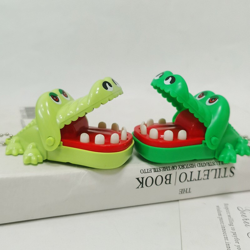 Children's Hand-Biting Toy Mini Finger-Biting Crocodile Tooth-Pulling Fun Toy Decompression Prank Crocodile