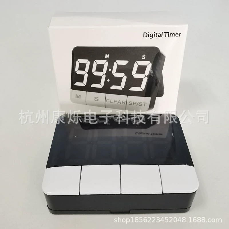 Цифровой дисплей таймер магнитный Кухонный будильник времени выпечки напомнить студентам просмотреть и сделать вопросы таймер обратного отсчета времени