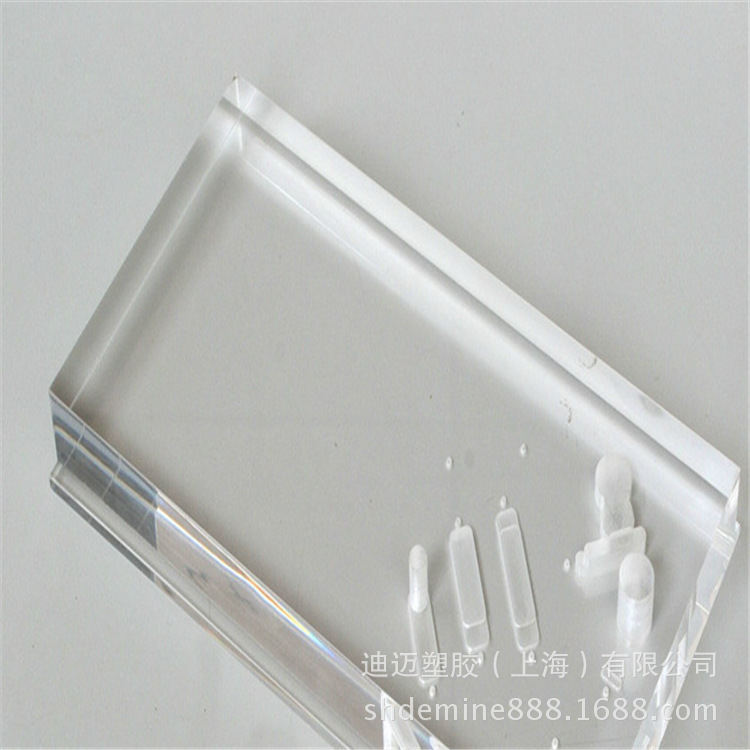 迪迈透明实心5mm厚加硬pc耐力板 防静电PC板 可定生产尺寸厂家