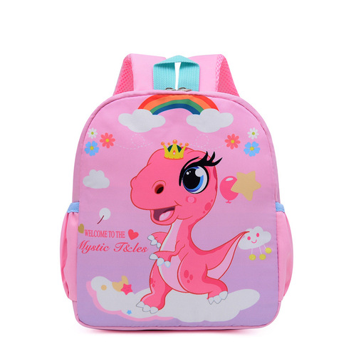 Cardun Hard Shell Dual Shoulder Bag Dinosaur Anime Children's School Bag Kindergarten Back-to-School Nylon Dual Shoulder Backpack Student Bag
