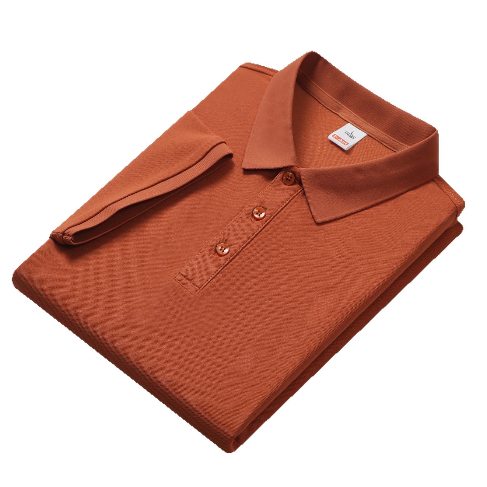 Polo de Verano 2026, Fresco y Transpirable, Ligero, con Fragancia de Lujo, de Poliéster, Color Sólido, con Solapa, Popular, de Manga Corta