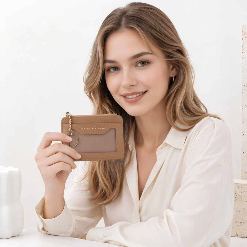 Linyan's New Multi-Card Slot Keychain Women's Card Holder Кошелёк Для Карт