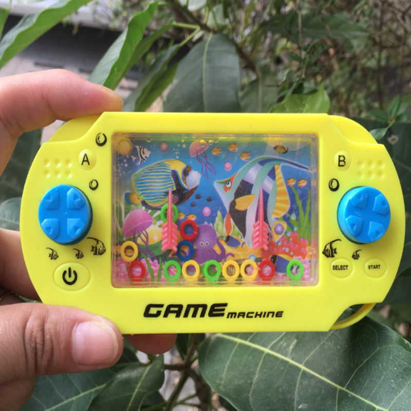 Ocean water machine children's nostalgic toy water ring game machine children's holiday gift activity product stall supply