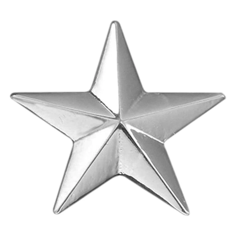 Южная Корея индивидуальная модная мужская рубашка с пятиконечным звездным воротником из сплава для ногтей трендовая брошь на булавке с воротником Прямая Оптовая Продажа с фабрики