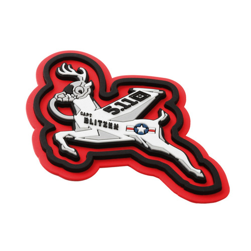 Outdoor soft rubber tactical military patch 511 armband Velcro 3D rubber bag stamp cross-border commemorative stickers