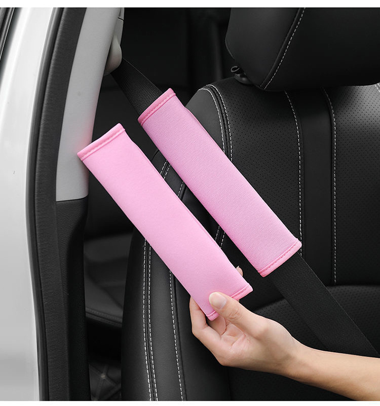 Car Seat Belt Protective Cover, Universal Ice Silk Shoulder Pads, Anti-Slip, Anti-Sweat, Relieve Fatigue