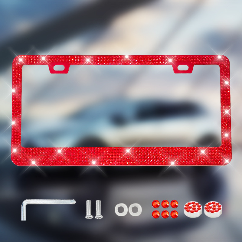 Universal – License plate holder/license plate holder Mexico Universal - single-piece-red
