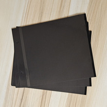 厂家批发黑卡软头DIY粘贴内页相簿影集相册自粘覆膜内页